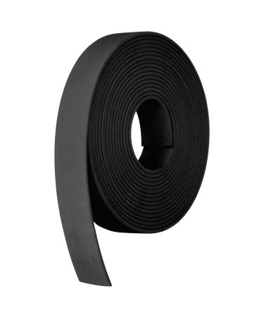 Strapworks BioThane Beta Series Coated Webbing, 1 Inch x 5 Yards, Black 1 Inch x 5 Yards Black
