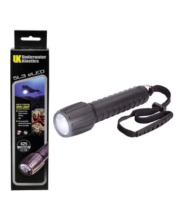 Underwater Kinetics SL3 eLED (L2) Dive Light Black Comes in a Box