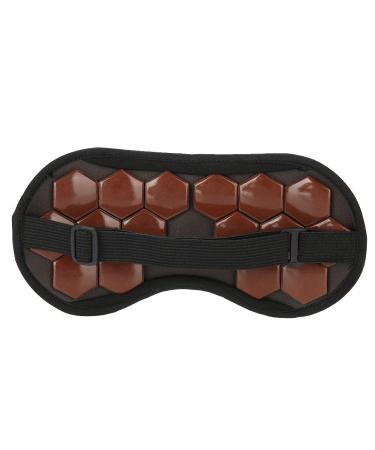 Jade Eye Mask Quartz Jadestone Eye Pad Jade Stone Sleep Eye Pad to Eliminate Wrinkles Puffiness and Irritation(Germanite)
