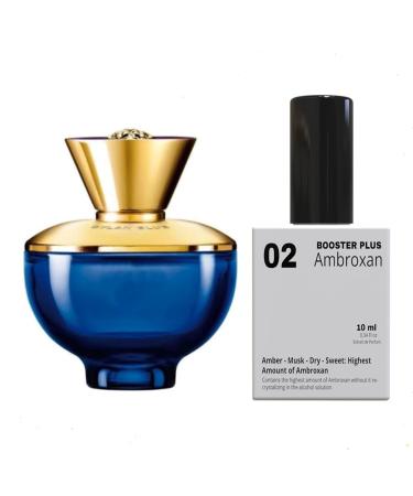 PERFUME BOOSTER PLUS (AMBROXAN MOLECULE 02) TO DYLAN BLUE Give power to your original perfume 12 hours long lasting Large Bottle not included It is only a reference (AMBROXAN-MOLECULE 02)