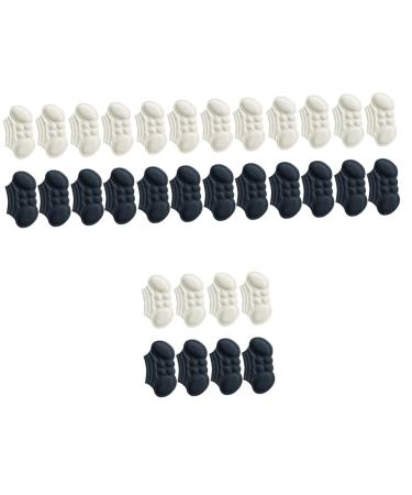 FOMIYES 16 Pairs Heel Half Size Pad Adhesive Heel Pad Sneaker Protector Heel Grips Heel Pads for Shoes That are Too Heeled Boots Heel Patches Microfiber Leather Comfortable Liner