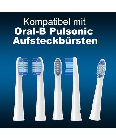 Buy 10er Meruyoo Replacement Brushes for Oral-B Pulsonic - Perfect for Daily Cleaning & Easy Installation | Watch How-To Videos - Buy Online on GoSupps.com