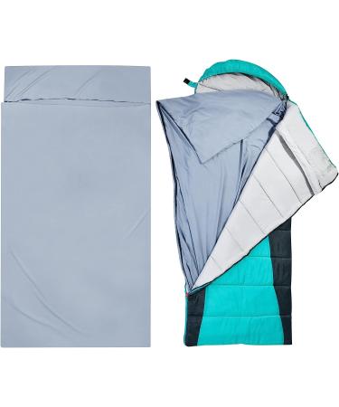 TREKMAN Ultralight Single Sleeping Bag Liner for Adults & Teens - Ideal for Camping & Backpacking - Lightweight & Comfortable Travel Sheet - Buy Online on GoSupps.com