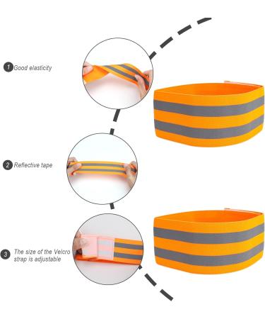 Buy Sprhr 10-Piece Double Reflecting Tapes | Adjustable Elastic Trouser Clamp in 5 Colors | Velcro Reflector Strap for Legs & Arms - International Shipping Available - Buy Online on GoSupps.com