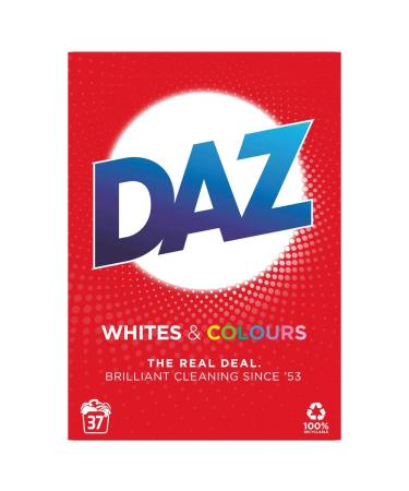 Daz Washing Powder Whites and Colours 37 Washes 2.4kg