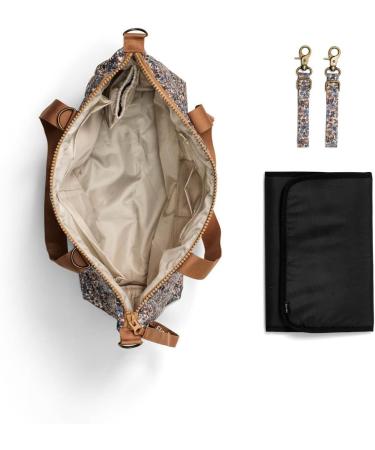 Elodie Details Soft Shell Changing Bag with Buckles and Mat - Blue Garden - Buy Online on GoSupps.com