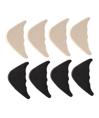 FRCOLOR 4 Pairs Toe Plug Shoes Toe Filler Heel Pads for Shoe That are Too Big Shoe Cushions Inserts Women Shoe Inserts for Women Heels Casual Shoe Tip Mat Eva Women's Half Size Pad Thicken