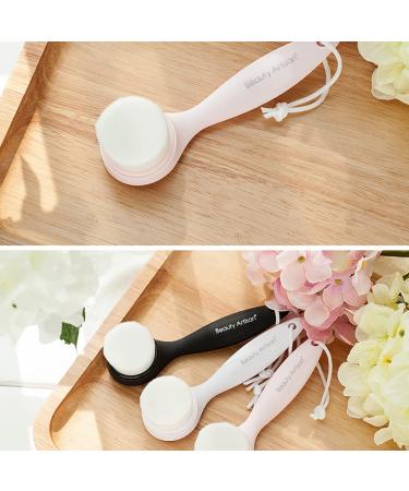 Soft Bristle Face Cleaning Brush - Pore Cleaner & Makeup Remover Tool | Pink Facial Care Beauty Accessory - International Shipping Available - Buy Online on GoSupps.com