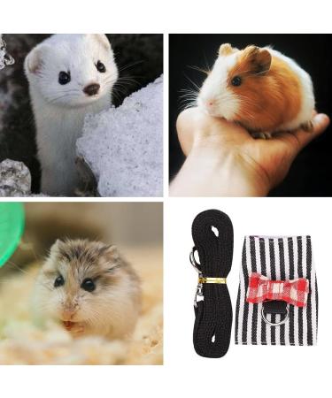 Small Animal Harness Velcro Hamster Harness and Leash Set for Walking Small Animal Chest Straps for Bunny Rabbits Ferret Guinea Pig Chinchilla Puppy Kitten Harness(S) - Buy Online on GoSupps.com