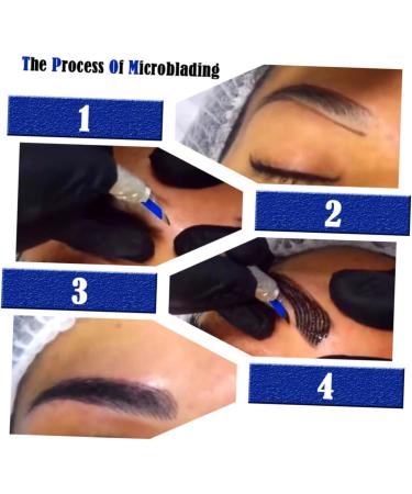 Beatifufu with Kit Microblading Practice Eyebrow Storage Pen Semi-permanent Golden Manual Skin Pencil - Buy Online on GoSupps.com