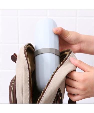 Folpus 3x Portable Travel Toothpaste Toothbrush Holder Cap Case - Blue | International Shipping Available - Buy Online on GoSupps.com