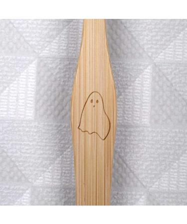 Azeeda 'Ghost' Bamboo Toothbrush - Eco-Friendly & Sustainable Oral Care | International Shipping Available - Buy Online on GoSupps.com