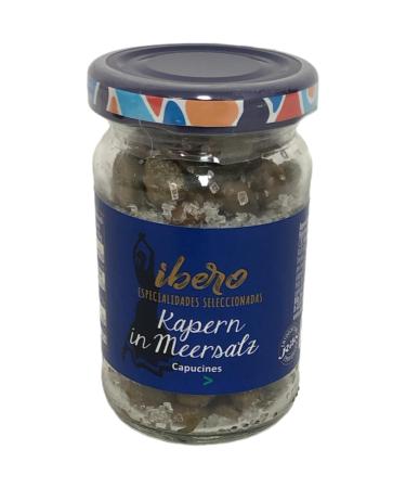 Ibero Capers in Sea Salt Capucines 6-Pack (6x75g Jars) - Premium Quality Capers for Gourmet Cooking | International Shipping - Buy Online on GoSupps.com