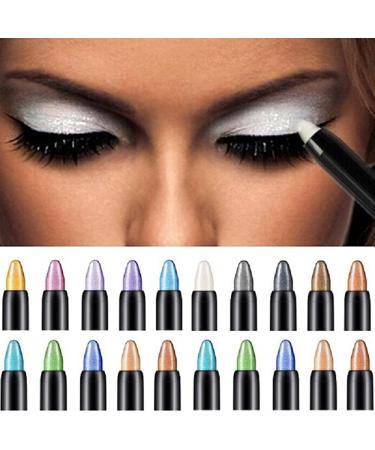Beliky Girl Eyeshadow stick glitter eyeshadow glitter eyeshadow eyeshadow glitter stick 15 colors glitter eyeshadow stick ultrapigmented makeup eyeshadow powder stereo black - Buy Online on GoSupps.com