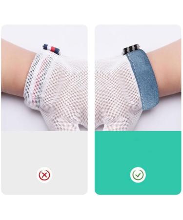Thumb Sucking Guard for Kids | Finger Guard to Stop Thumb Sucking | Baby Gloves with Nylon Straps | Ages 12 Months-5 Years (Color B, Size Medium) - Buy Online on GoSupps.com