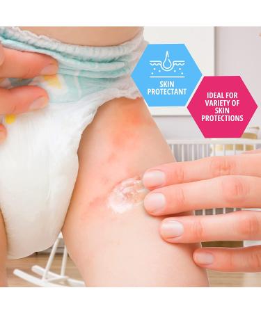Med Pride Petroleum Jelly with Fresh Baby Scent - 8oz Skin Protectant for Dry Skin, Rashes, Burns & Wounds - Moisturizer for Lips, Hands, Skin & Diaper Rash - Buy Online on GoSupps.com