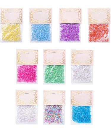 Dajidafu 1440 Pieces Semicircle Glass Crystal Set Flat Back Personalized 3D Tips Decoration Nail Art Rhinestones Wedding Dress Transparent - Buy Online on GoSupps.com