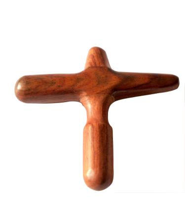 Asian massage cross made of wood