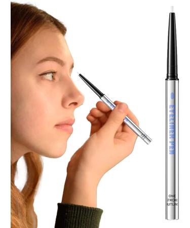 Eye Pencil Eyeliner - Waterproof Eyeliner Pencil Eyeliner for Delicate Liners | 6 Colors Vitamin E Super Slim Nib Eyeliners for Natural Bold Eye Makeup Easy to Remove Fanelod Milky White - Buy Online on GoSupps.com