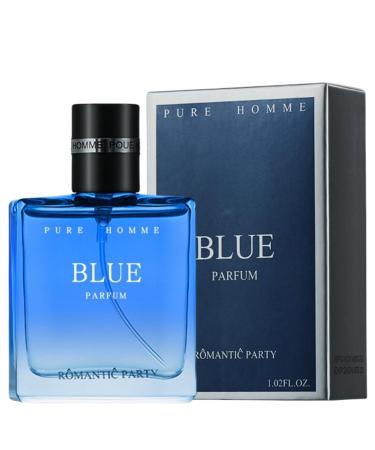 Black Homme Parfum for Men Romantic Party Men's Perfume Set Pure Homme Blue Parfum Long Lasting Fragrance for Men Long Lasting Eau De Toilette Perfume for Daily Life (030 Sunshine Men)