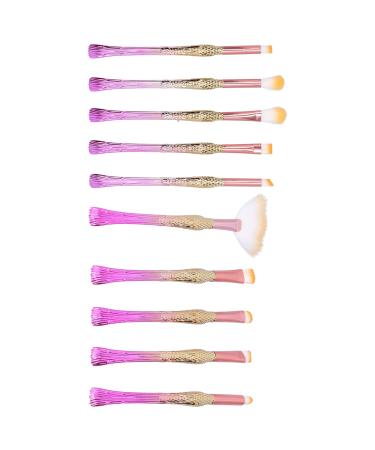 Eyeshadow Brush Convenient To Use 10pcs Cosmetic Brush for Girls for Party(M007)