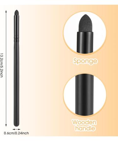 WLLHYF Eyeliner Smudge Brush Pencil Pointed Professional Applicator Blending Sponge Brush Stick for Eyeshadow Eyebrow Reusable Makeup Tool Pencil Brush Set - Buy Online on GoSupps.com