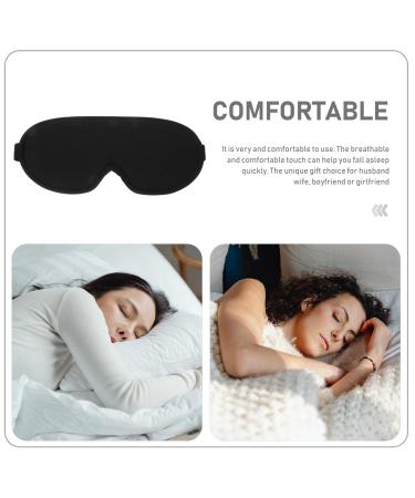 FRCOLOR Blackout Eye Mask - Adjustable Cotton Sleeping Shades for Travel & Home | Comfortable Light Blocking Covers for Women & Men - Buy Online on GoSupps.com
