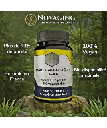 Acide Alpha-Lipo que R-ALA 500 mg 90 G lules 100% Vegan Pr cis ment Dos Test sans Gluten OGM ni Allerg ne Approvisionnement 3 Mois - Buy Online on GoSupps.com