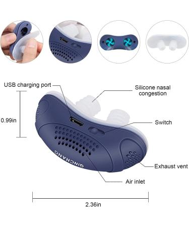 Anti Snoring Nasal Dilators - Sleep Solutions for Men and Women - Automatic Anti Snore Nose Vents - Blue - Buy Online on GoSupps.com