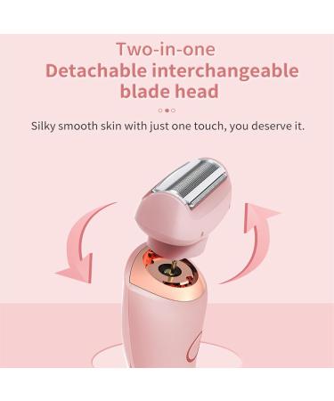 Dusk Razor for Women Dusk Electric Shaver Razors for Women for Legs Underarm Face Pubic Hairs Painless Ipx7 Waterproof Wet Dry Use Rechargeable (Pink) - Buy Online on GoSupps.com