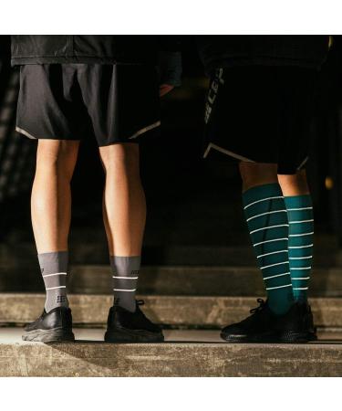 CEP Reflective Mid Cut Socks - Men's Medium Black - Buy Online on GoSupps.com
