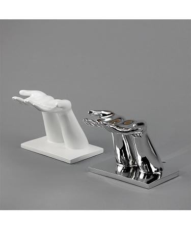 Personalized Glasses Stand - Creative Resin Display for Sunglasses & Optical Glasses | Silver Gray Decorative Rack - Buy Online on GoSupps.com
