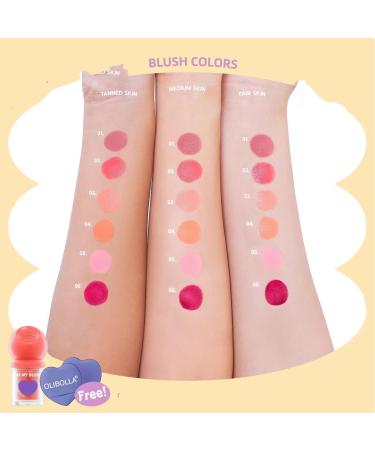 Cute Peach Liquid Blush Stick for Eyes Lips and Cheeks Matte Blush for Lip + Cheek Makeup Long Lasting and Lipstick Pen - Buy Online on GoSupps.com