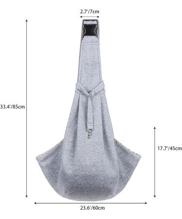 Adjustable Sarsumir Dog Carrier Bag - Lightweight Pet Shoulder Bag for Small Dogs & Cats (Up to 7.5kg) - Perfect for Travel & Excursions - Free Shipping! - Buy Online on GoSupps.com