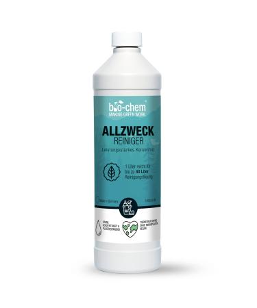Bio -chem of all -purpose -clean concentrate - extremely powerful for hygienic cleanliness - 1000 ml - Multi Clean strength cleaner kitchen cleaner - for the entire household kitchen bathroom living room 1) 1 l