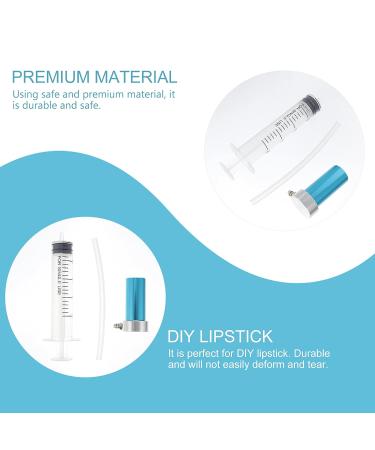 HEALLILY DIY Lipstick Mold Set with Stripper Syringe - Aluminum Lip Gloss Balm Maker Tool for Cosmetic DIY - Buy Online on GoSupps.com
