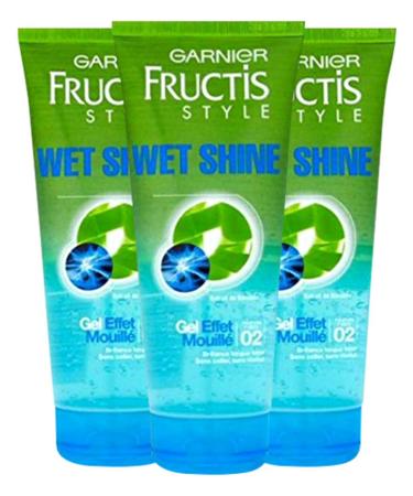 Garnier Fructis Wet Shine Effect Hair Gel 6.8 oz. (Pack Of 3) - Buy Online on GoSupps.com