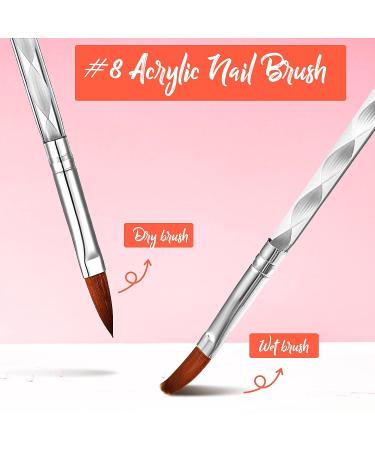 3-Piece Acrylic Nails Tool Kit - French Tip Cutter, Edge Trimmer, Smile Line Cutter, Nail Art Brush - Silver - Buy Online on GoSupps.com