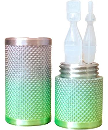 Znet3D Eye Drop Vial Holder & Travel Case - Securely Holds 3 Vials - Screw-On Lid Knurled Design - Multi-Color Travel Solution for Safe Vial Storage - Buy Online on GoSupps.com