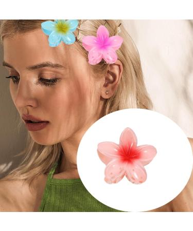 5 Flower Hair Clips Set - Colorful Lily Hair Claws for Women | Stylish Floral Hair Grippers | Perfect for Hawaii & Everyday Wear - Buy Online on GoSupps.com
