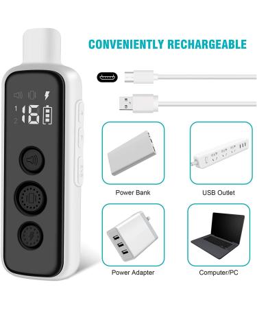 Bousnic Waterproof Dog Shock Collar for 2 Dogs (8-120lbs) - Rechargeable Training Collar with Remote - Beep, Vibration, and Safe Shock Modes - Grey - Buy Online on GoSupps.com