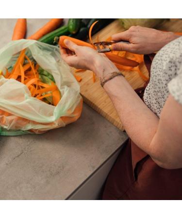 6L Organic Waste Bags - 200 Compostable Biodegradable & Tear-Resistant Bags Made in Germany | Climate-Neutral & DINPlus Certified - Buy Online on GoSupps.com