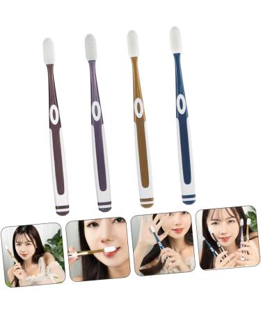 Nano Toothbrush Set - 4 Pcs Handheld Toothbrushes for Adults | Effective Tooth Cleaning & Care | International Shipping Available - Buy Online on GoSupps.com