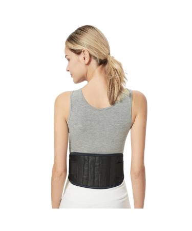 Back Brace Lumbar Support Waist Support Brace Belt Self-Heating Magnetic Therapy Back Support Brace Waist Waist Belt(Black X-Large) X-Large Black