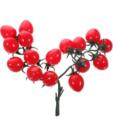 Ciieeo 4pcs String Simulated Cherry Tomatoes Kids Educational Toy Simulation Realistic Foam Food Mini Toys Decorative Cherry Tomatoes Faux Pvc Red Child Household Small Tomatoes Redx4pcs 18X16CMx4pcs - Buy Online on GoSupps.com