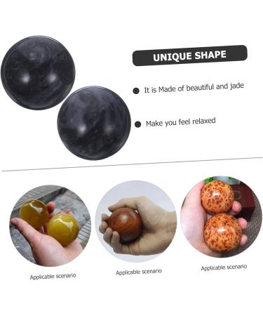 Minkissy 12 Pack Baoding Stress Balls - Jade Massage & Fitness Balls for Relaxation - Medium & Large Sizes - Buy Online on GoSupps.com