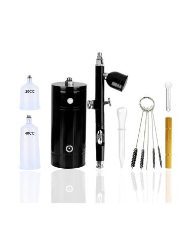 Airbrush Kit Mini Compressor Set Single Action Spray Gun for Makeup Cake Decoration Barber Facial Care Cup Replaceable (Size : C) - Buy Online on GoSupps.com
