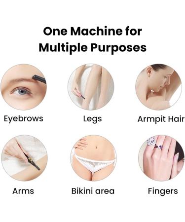 Sonic Smooth Eyebrow Trimmer - Precision Rechargeable Electric Facial Hair Remover for Women | Painless & No Pulling - Green - Buy Online on GoSupps.com
