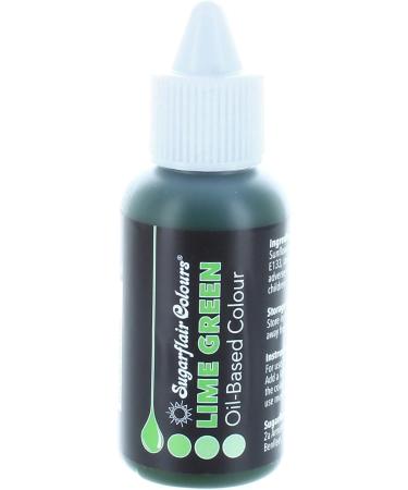 Sugarflair Lime Green Oil Based Food Colouring - 30ml Highly Concentrated Edible Color for Icing, Buttercream, Chocolate & More - Buy Online on GoSupps.com