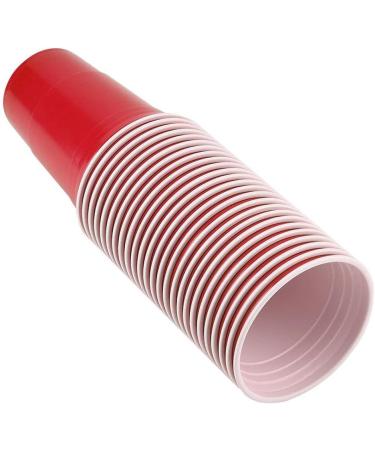 450ml Party Plastic Cups 50Pcs/Set Red Disposable Plastic Cup Beer Cup Drink Cup For Bar Restaurant Club Birthday Wedding Holiday Party - Buy Online on GoSupps.com